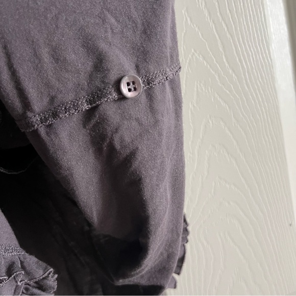 Eberjey Ruthie Ruffle Pajama Top Size Small Color Rabbit‎ - Picture 6 of 8